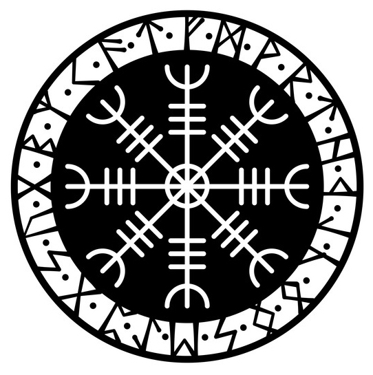 скандинавские тату надпись эскиз