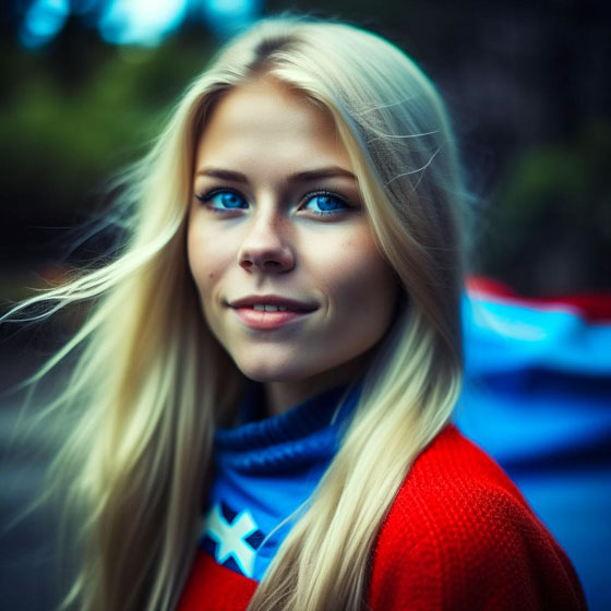 норвежская девушка